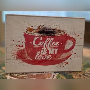 Red Coffee Cup Wall Art